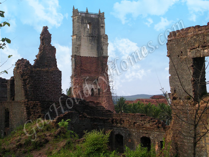 St Augustine church in Goa