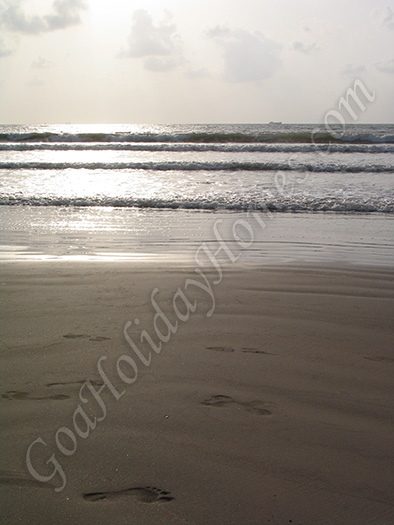 Caranzalem beach in Goa