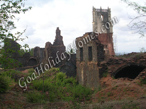 St Augustine church in Goa